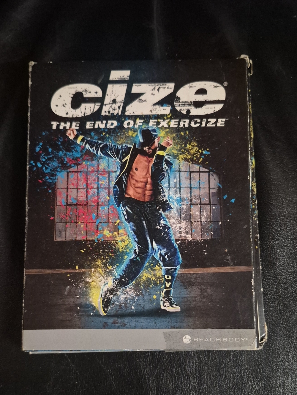 Beachbody Cize Dance Fitness DVD - Black with Blue & Yellow Accents